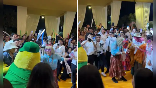 Pareja de La Molina y Ate se casan y hacen parodia del 'Especial del humor' en su 'hora local'