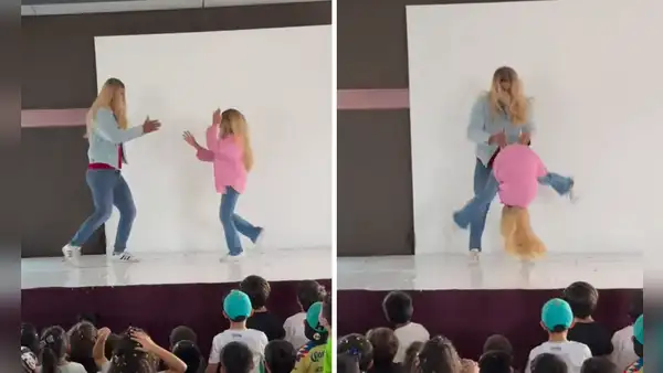 Padrastro baila con su hijastra canción de '¿Y dónde están las rubias?', tras ser rechazada por sus compañeras
