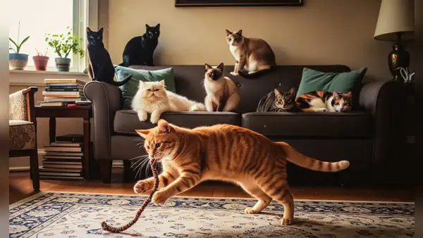 Especialista revela por qué los gatos naranjas suelen ser los más 'juguetones' entre todos los felinos