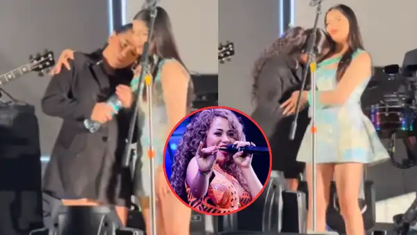 Ana Lucía de Corazón Serrano sufre incidente con su vestuario en pleno show y animador aclara: “Las disculpas correspondientes”