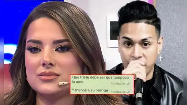 Suheyn Cipriani expone indignantes chats de César Vega cuando estaba embarazada: “No la amo, menos a su barriga”