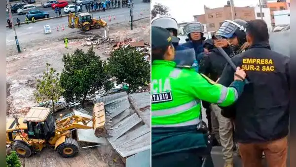 Municipalidad de Lima desaloja a familias en Surco por obras de la Vía Expresa Sur: "Están usurpando nuestro terreno"