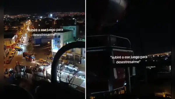 Joven arequipeña se subió a un juego mecánico para distraerse, pero falla la dejó en la cima y a oscuras: ''Estoy sola''