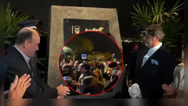 Vecinos rechazaron con cacerolazos a López Aliaga y alcalde de Miraflores en inauguración de puente: "Ladrones, miserables"