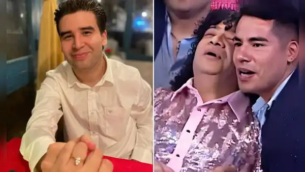 Carlos Vílchez queda impactado tras revelarse que su hijo se comprometió y se 'desmaya' en set de 'Mande quien mande'