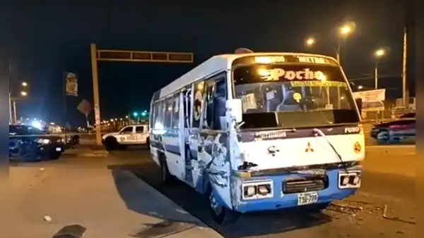 Atacan con explosivo a cúster en la Av. Canta Callao: conductor queda grave tras atentado