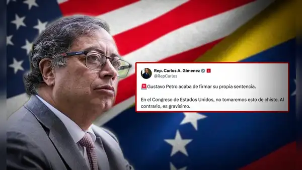 Petro responde a amenaza de congresista de EEUU por negar existencia de Cartel de los Soles: "Si la verdad cuesta la cárcel, pues preso voy"