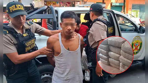 Iquitos: cae presunto cabecilla de la banda 'Las ratas de Maynas' con 16 kilos de droga