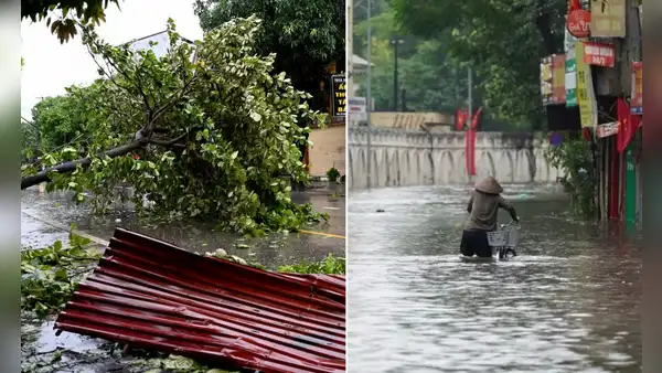 El tifón Kajiki dejó cinco muertos y dañó miles de viviendas en Tailandia