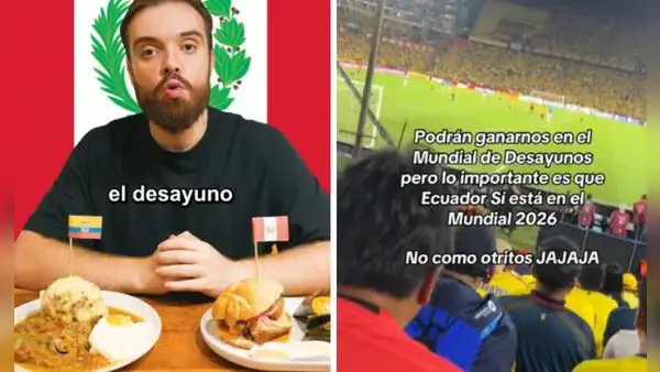 Perú va ganando ‘Mundial de desayunos’ y ecuatorianos bromean con el Mundial 2026: “Ecuador sí está, no como otritos”