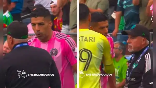 Luis Suárez protagoniza escándalo en Estados Unidos: escupió a colaborador de Seattle Sounders tras perder la final de la Leagues Cup