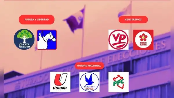 39 organizaciones políticas en carrera para las Elecciones 2026: 36 partidos y 3 alianzas electorales