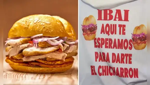 Comerciantes de Gamarra sorprenden con creativos polos apoyando al pan con chicharrón en el 'Mundial de desayunos': "Chile, aquí te esperamos"