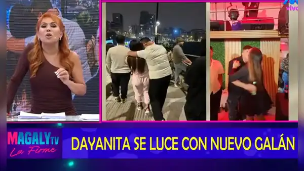Dayanita es captada con nuevo galán en actitudes cariñosas y Magaly Medina lanza fuerte critica: "Lo tenía de adorno al otro"
