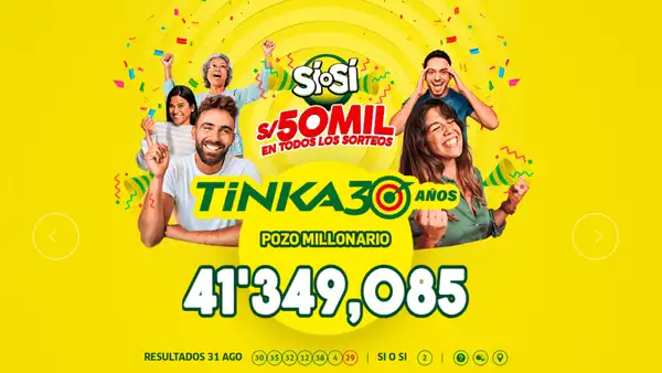 Resultados de La Tinka: Revisa los números ganadores y quien se llevó el pozo millonario del miércoles 3 de septiembre