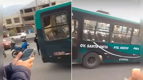 Trabajador de construcción civil es asesinado dentro de bus lleno de pasajeros de la línea 'La Salamanca' en Manchay