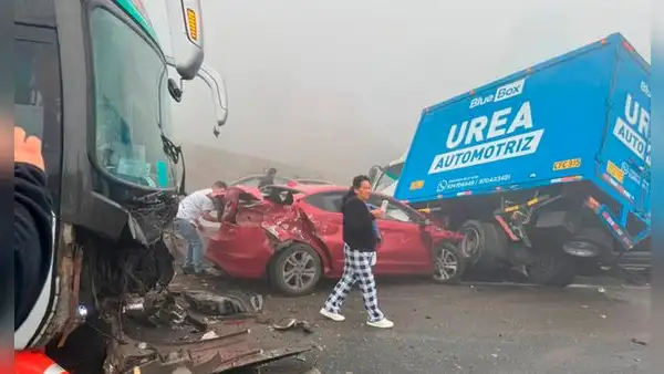 Fatal accidente en carretera Pasamayo: al menos 13 vehículos chocan en cadena y dejan 10 heridos en la vía Panamericana Norte