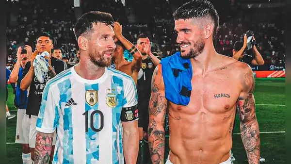 Rodrigo De Paul se emociona con despedida de Messi y le dedica tierno mensaje: "Te voy a disfrutar como el primero"