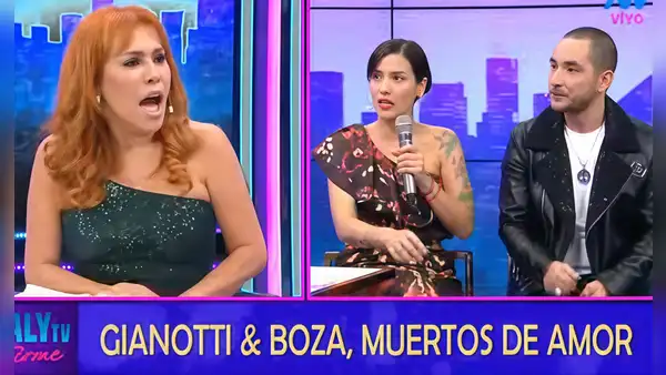 Christopher Gianotti le recuerda a Magaly Medina cuando la coqueteaba y Úrsula Boza reacciona en vivo: "Te tiraba maicito"