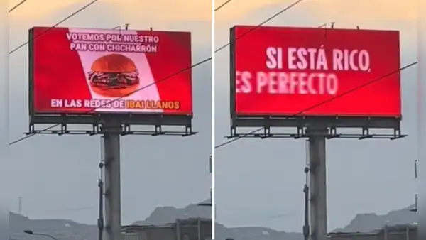Cartel publicitario causa furor en redes al pedir voto por Perú en 'Mundial de desayunos': “Esto se sale de control”
