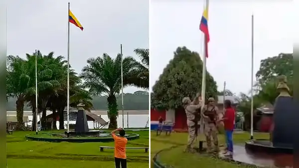 Loretanos rechazan izamiento de bandera colombiana en Putumayo y exigen mayor presencia del Estado en frontera