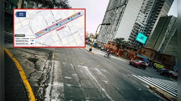 Cierran parcialmente avenidas Brasil y Los Alisos en SMP por obras de mejoramiento: estos son los tramos afectados, según MML