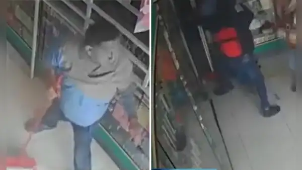 Dueño de botica defiende su negocio a escobazos de delincuentes armados y le rompen la cabeza en SMP
