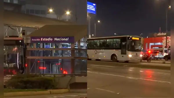 Bus del Metropolitano atropella a hombre que cruzó vía exclusiva cerca a la estación Estadio Nacional