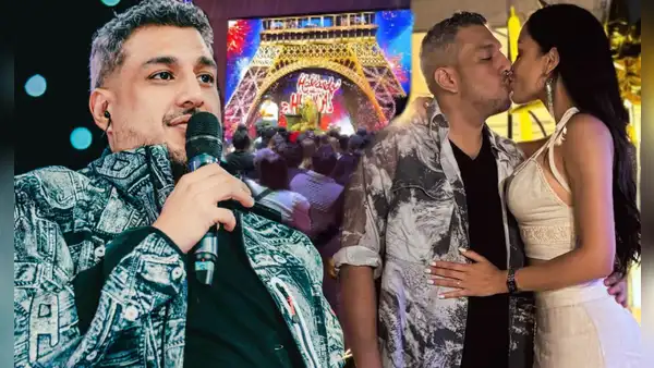 Ricardo Mendoza anuncia que será padre en pleno show de 'Hablando huevadas' en la Torre Eiffel, según tiktoker