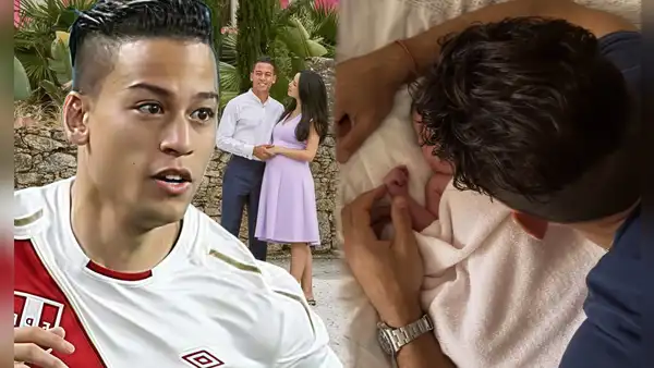 ¡Cristian Benavente es papá! Novia del futbolista enternece al compartir las primeras fotos de su bebé
