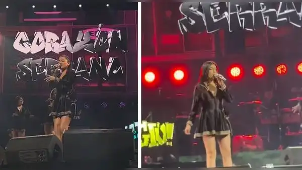 Corazón Serrano deslumbra en concierto de Sergio George en Miami: asistentes les pedían que sigan cantando