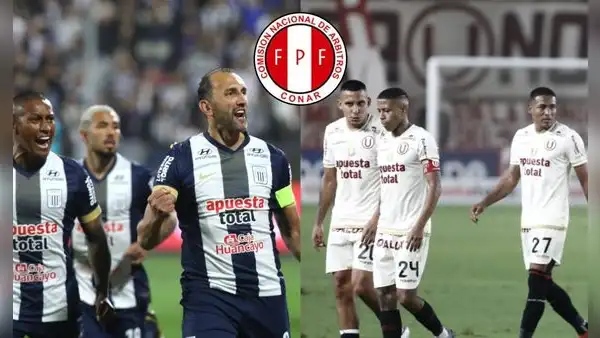 Conar realizó cambios de árbitros para partidos de Alianza Lima y Universitario por determinante razón: "De último momento"