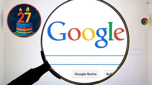 Google celebra su aniversario 27 con un Doodle vintage y presenta su innovador botón de búsqueda impulsado por IA