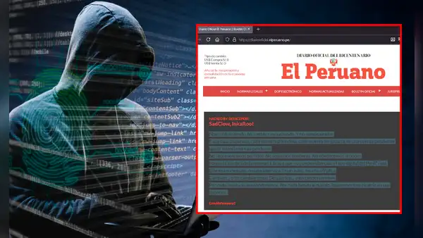 Hackean el diario El Peruano: "Cada muerto sin justicia es una cuenta pendiente que la historia no va a perdonar"