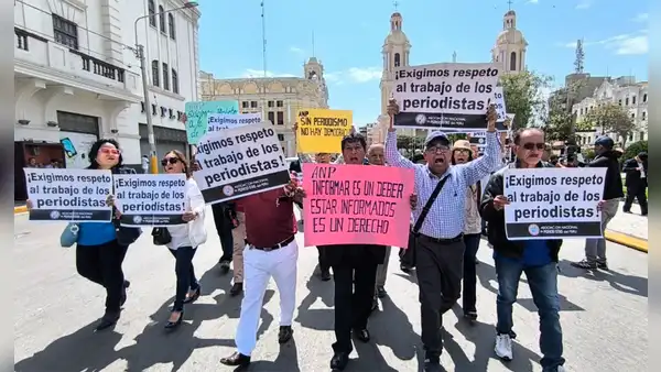 En el Día del Periodista, hombres de prensa exigen respeto a la libertad de expresión y cese a la represión