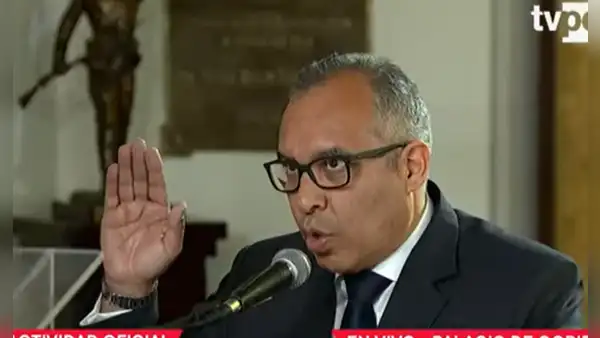 Juan Manuel Cavero Solano jura como nuevo ministro de Justicia en reemplazo de Juan José Santiváñez