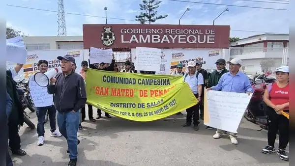 Lambayeque: comunidades campesinas exigen asfaltado de carretera que beneficiaría a 7 mil personas