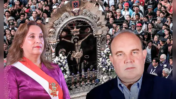 Dina Boluarte y López Aliaga no asistieron a Misa de la Nación del Señor de los Milagros oficiada por el cardenal Castillo