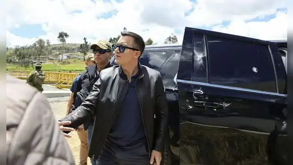 Daniel Noboa, presidente de Ecuador, salió ileso de intento de asesinato tras ser atacado a balazos