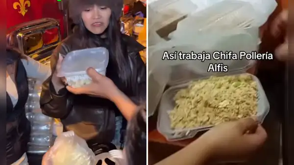 Chifa que vendió 100 chaufas a S/1.100 a tiktoker peruana se defiende tras ser acusado de servir poca comida: "Nos están difamando"