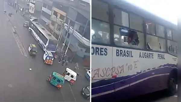 Grupo de sujetos vandalizan bus de la Línea ’10 E’ con pasajeros a bordo: chofer huyó por la ventana en VES