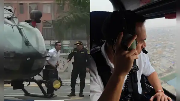 Marcha del 15 de octubre: José Jerí sobrevoló el Centro de Lima en helicóptero para supervisar movilizaciones