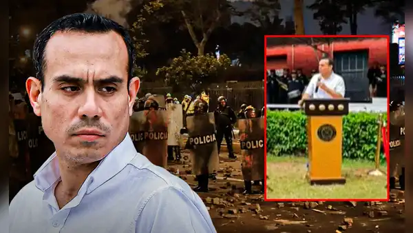 José Jerí homenajea a la PNP dos días después del asesinato de Eduardo Ruiz Sanz: policías recibirán canastas