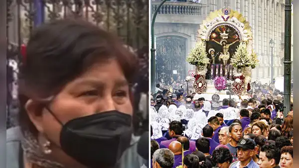 Madre de familia se vuelve viral por su peculiar petición al Señor de los Milagros: "Que le encuentre una buena novia a mi hijo"