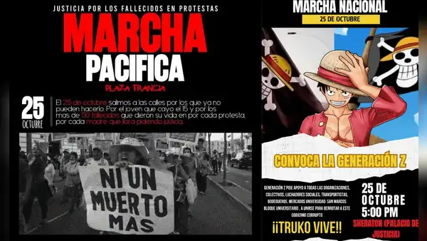 Generación Z convoca a nueva marcha para este 25 de octubre tras asesinato de Eduardo Ruiz