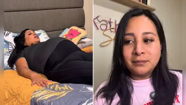 Periodista Kathy Sheen llora al revelar que podría perder a uno de sus bebés y enfrentará delicada operación: “Estoy rezando por mis hijas”