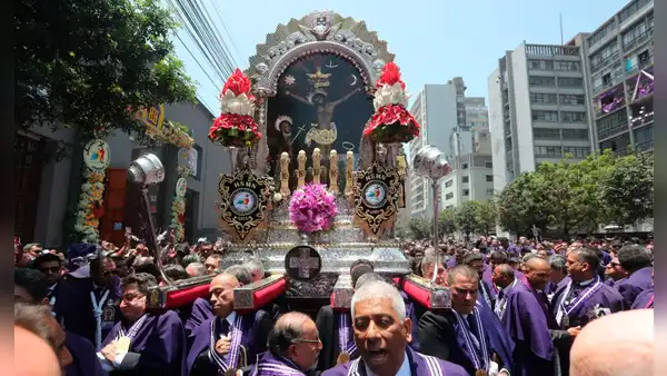 ¿A qué hora inicia la procesión del Señor de los Milagros en el Callao este domingo 26 de octubre?