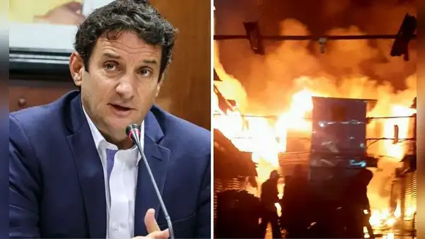 Renzo Reggiardo insinúa que incendios ocurridos en el Centro de Lima tendría vínculo con la marcha de la Generación Z