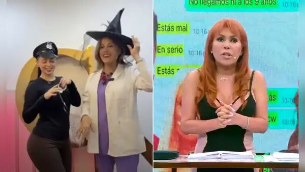 Pamela Franco se viste de oficial de policía e ironiza con audio de Magaly por burlarse de su relación con Cueva