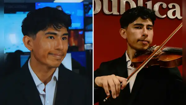 Estudiante sanmarquino de Computación Científica brilla como violinista a sus 22 años: "Me ha dado muy bonitos momentos"